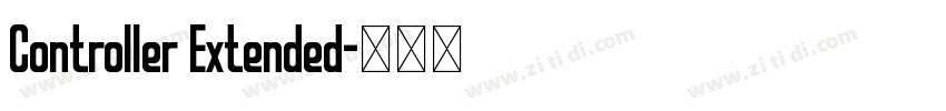 Controller Extended字体转换